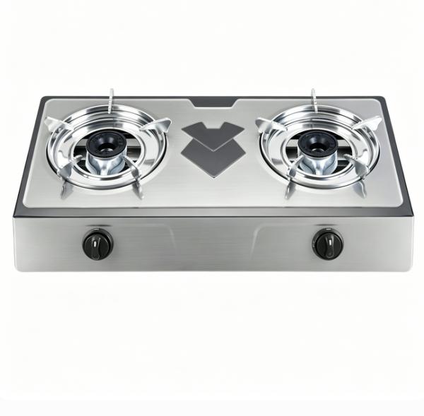 Manufacturer Stainless Steel Tabletop 2 Burner Natural Stove Kitchen OEM ODM