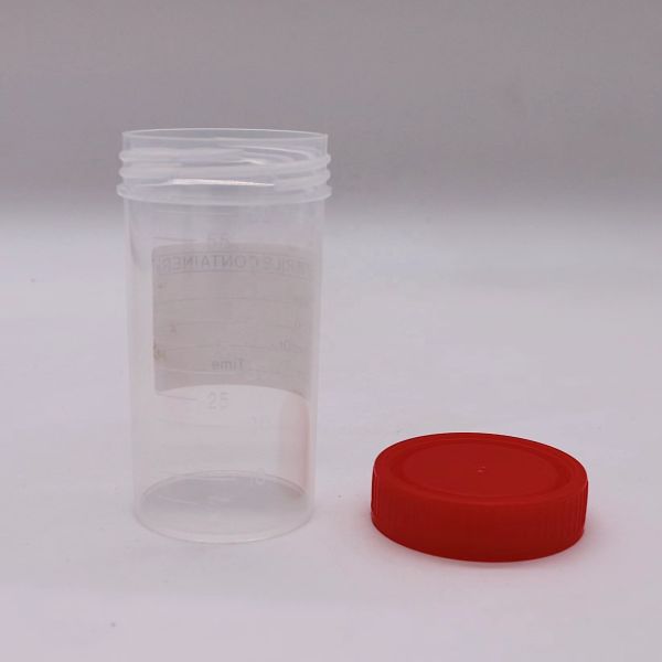 50 ml/60 ml PP пластиковый стакан для сбора стула для бутылки для проб в лабораторных принадлежностях