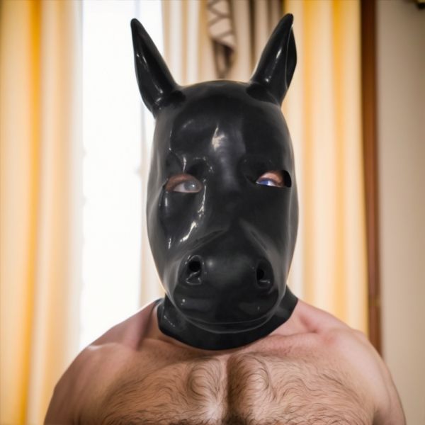 Latex Material Fantasy Mask with Unique Fantasy Design for Costume and Theatrical Use - One Size Fit Most