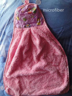 limpeza colorida cor-de-rosa do banheiro da mão de toalhas de cozinha de Microfiber dos desenhos animados de 30 * de 44cm