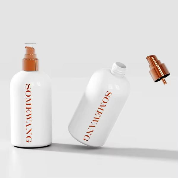 Plastic Cosmetic Bottles And Jars Customized Skincare Bottle Packaging Round Square Oval