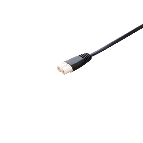 2.5A Rated Current White Kettle Plug Power Cord with Oxygen Free Bared Stranded Copper Conductor