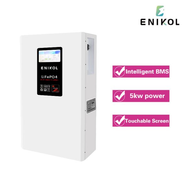 48В солнечная литий-железофосфатная батарея 100AH с ЖК-дисплеем