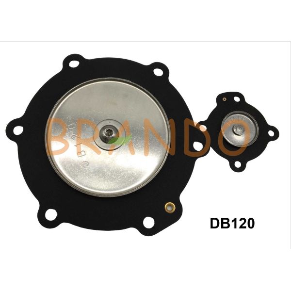 Black Rubber Pneumatic Power Valve Diaphragm Of MECAIR Type With Great Sealing