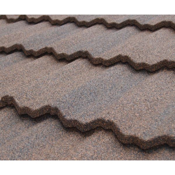 Современная классическая плитка Круговая плитка Красочный камень покрытый 0,40 мм Алюцинковые кровельные листы для продажи Гарантия 30-50 лет