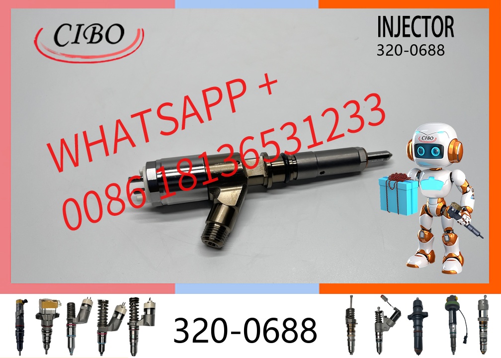 original 320-0688 Common Rail Fuel Injector 10R-7939 2645A747 for  320D Excavator Perkins C6.6  D6N C6.4 Engine Diesel Injector Spare Parts original new injector
