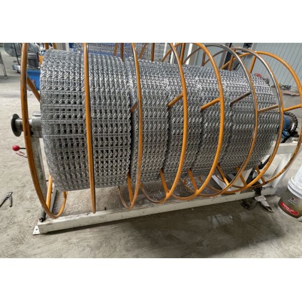 280 Meters Length Marine Reinforcement Curved Line Welded Wire Mesh For Offshore Gas Pipeline