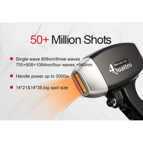 Máquina de depilación láser de diodo con triple longitud de onda 2025 755 808 1064 nm 1200w 1600w Ice Titanium Platinum Laser Epilation