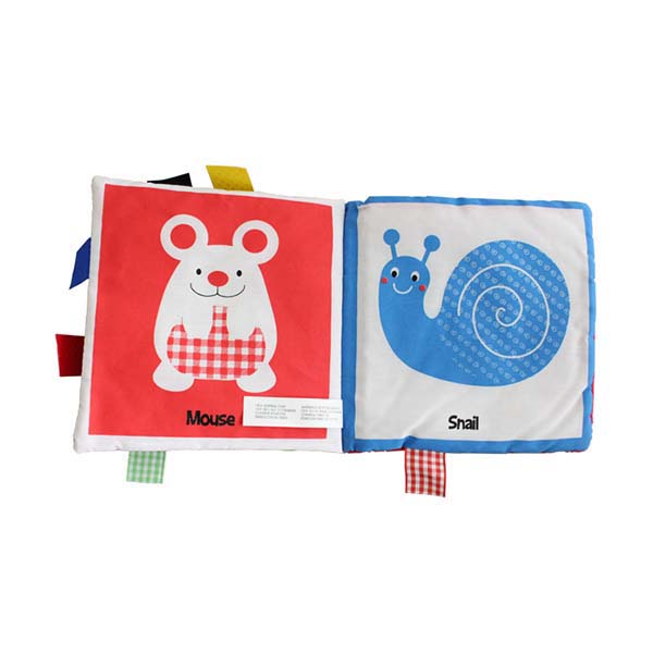 книга деятельности при 3D 23cm мягкая, книги ткани EN71 для младенцев