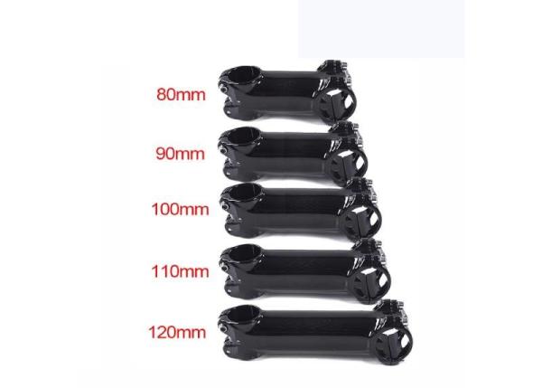 Aluminum Alloy Bicycles Parts Carbon Fiber 3K Weave Mountain Road Bike Stem 31.8mm