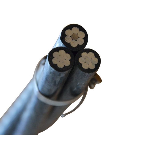 2-ядерный 4-ядерный кабель Abc Quadruplex Service Drop Aerial Bunched Cable