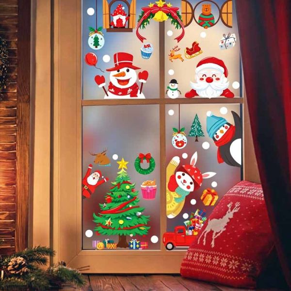 High Tensile PET decorative privacy Window Cling Film Glue Free for holiday