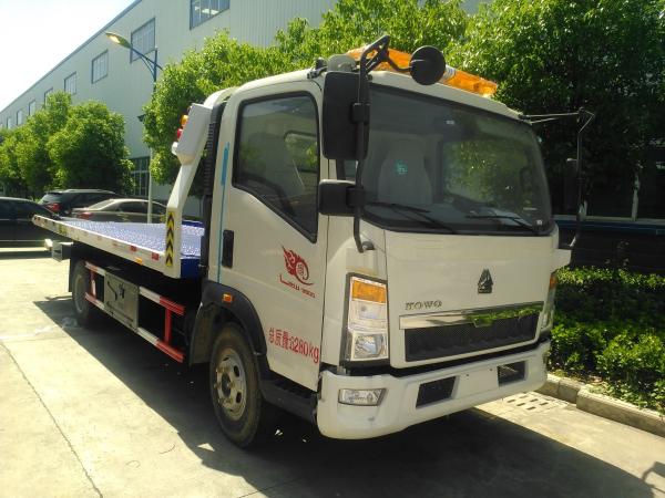 Light Flatbed Special Purpose Truck , Rotator Tow Truck With Cummins Engine