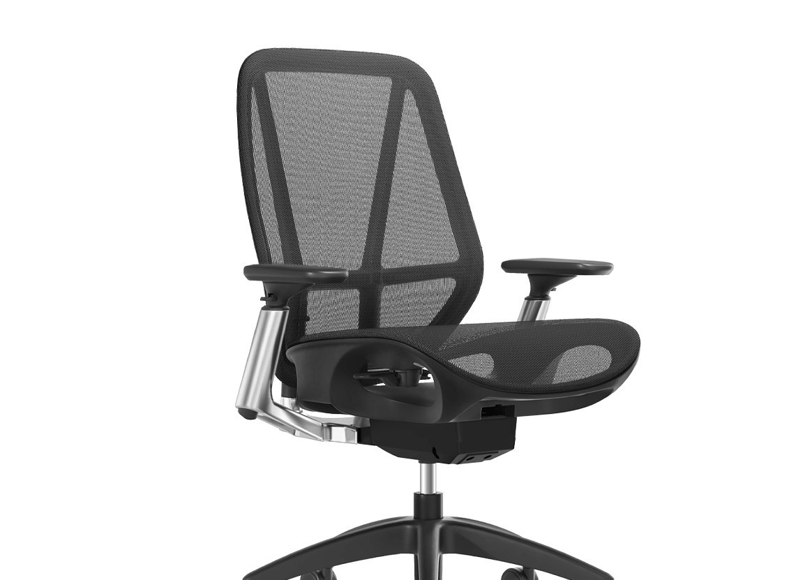 Hup Comfortable Office Chair with Adjustable Backrest Spine Support and H-Shaped Design Task Chair