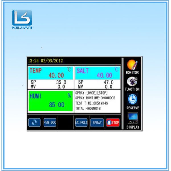 12 meses de la garantía 800L de sal de espray de cámara programable de la prueba para cubrir los 90×60×50cm