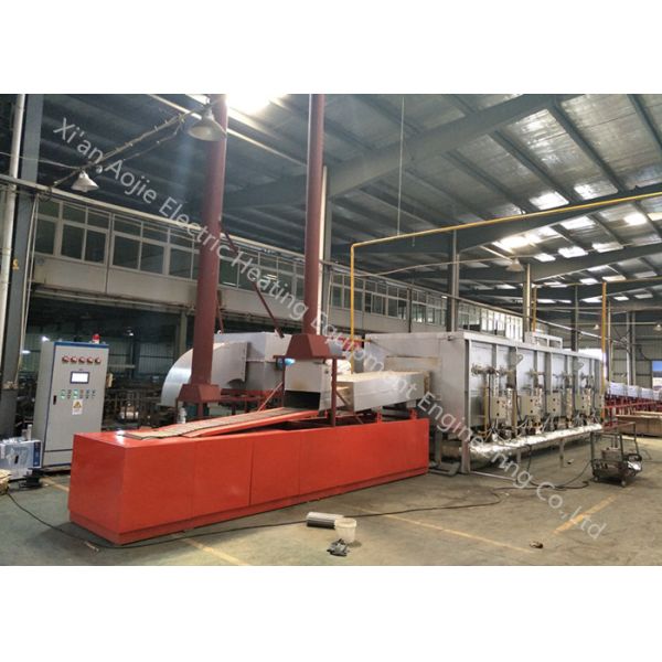 High Temperature Continuous Brazing Furnace With Cooling Section / Heat