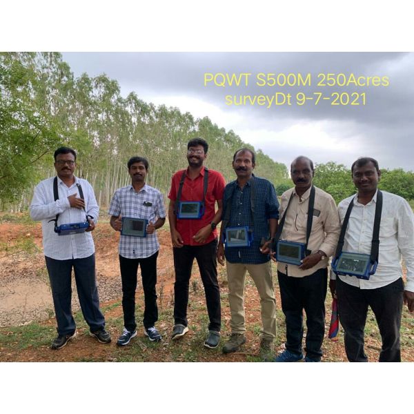 PQWT-S500 Water Detector with 500M Measurement Depth 8 Channels and 2-Year Warranty for Groundwater Detection