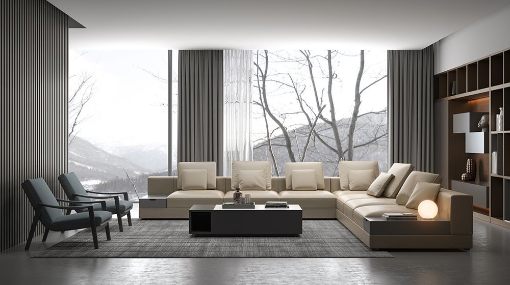 Wood Frame Modular Office Sofa Commercials Furniture 1800mm Modular Reception Sofa