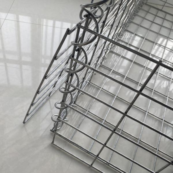 76.2x76.2mm Decorative 1x1x1m Galvanised Gabion Baskets