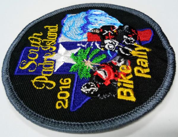 Merrow Border Twill Iron On Embroidery Patch For Clothes