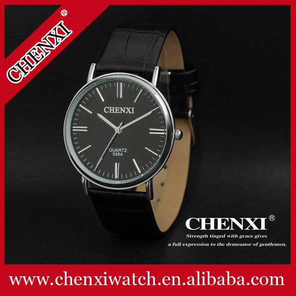 Fashion Jewelry Wholesale Wristwatches Man Stainless Steel Watches Men Unisex Leather Watch