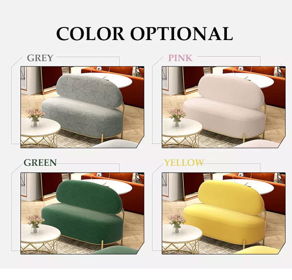 Le divan sectionnel de loisirs ronds a placé la conception moderne avec le tissu