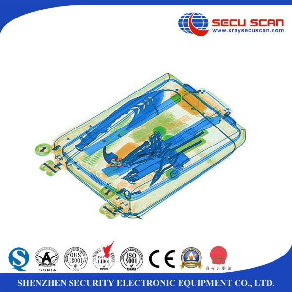 CE USFDA проверил машину луча багажа x в службе безопасности аэропорта с прониканием 32mm