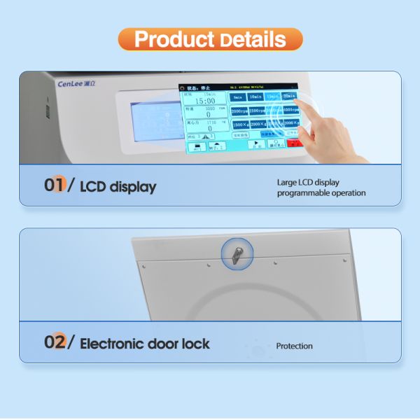 Cenlee Industrial Low-Speed Professional Food & Drink Centrifuge for Beverage Processing – 5500r/min, 50kg, 58dB