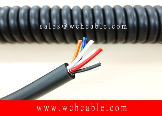 UV Resistant PVC Spiral Cable for Instrumentation with Low Voltage