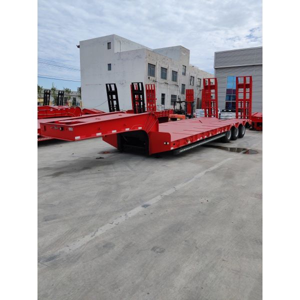 Низко-плоское подержанное Semi изготовление на заказ поддержки трейлеров 3axle 4axle 6axle