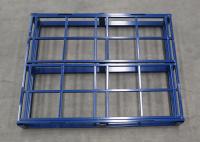Coutume en acier de expédition tubulaire de la palette 1500kg en métal de Powdercoated