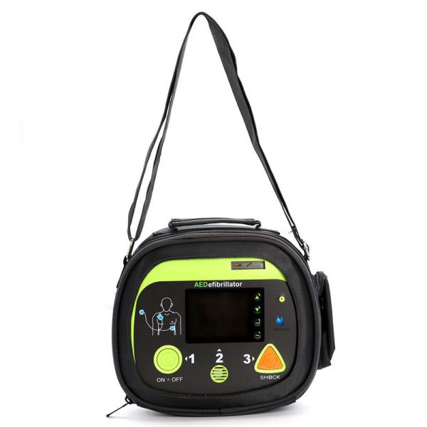 Défibrillateur portable AED Défibrillateur externe automatisé avec guide de réanimation vocale pour usage domestique public