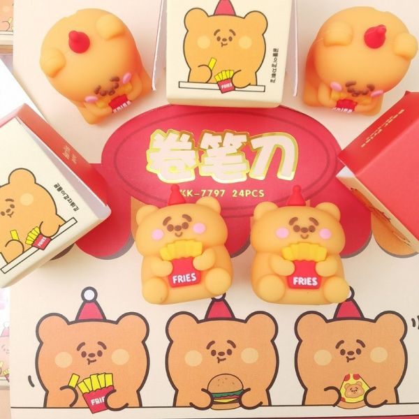 Мини детский карандаш-острие ручной мультфильм креативный каваи бумажные подарки 30г