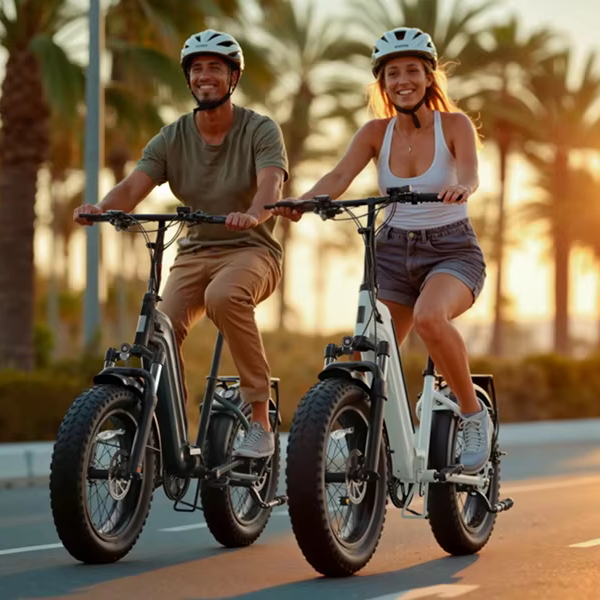 Yeestep 48V 25km/h Foldable Electric Bike Fatbike Electric Folding Bike with 15Ah Battery 250W Light Steel Frame Electric Cycle