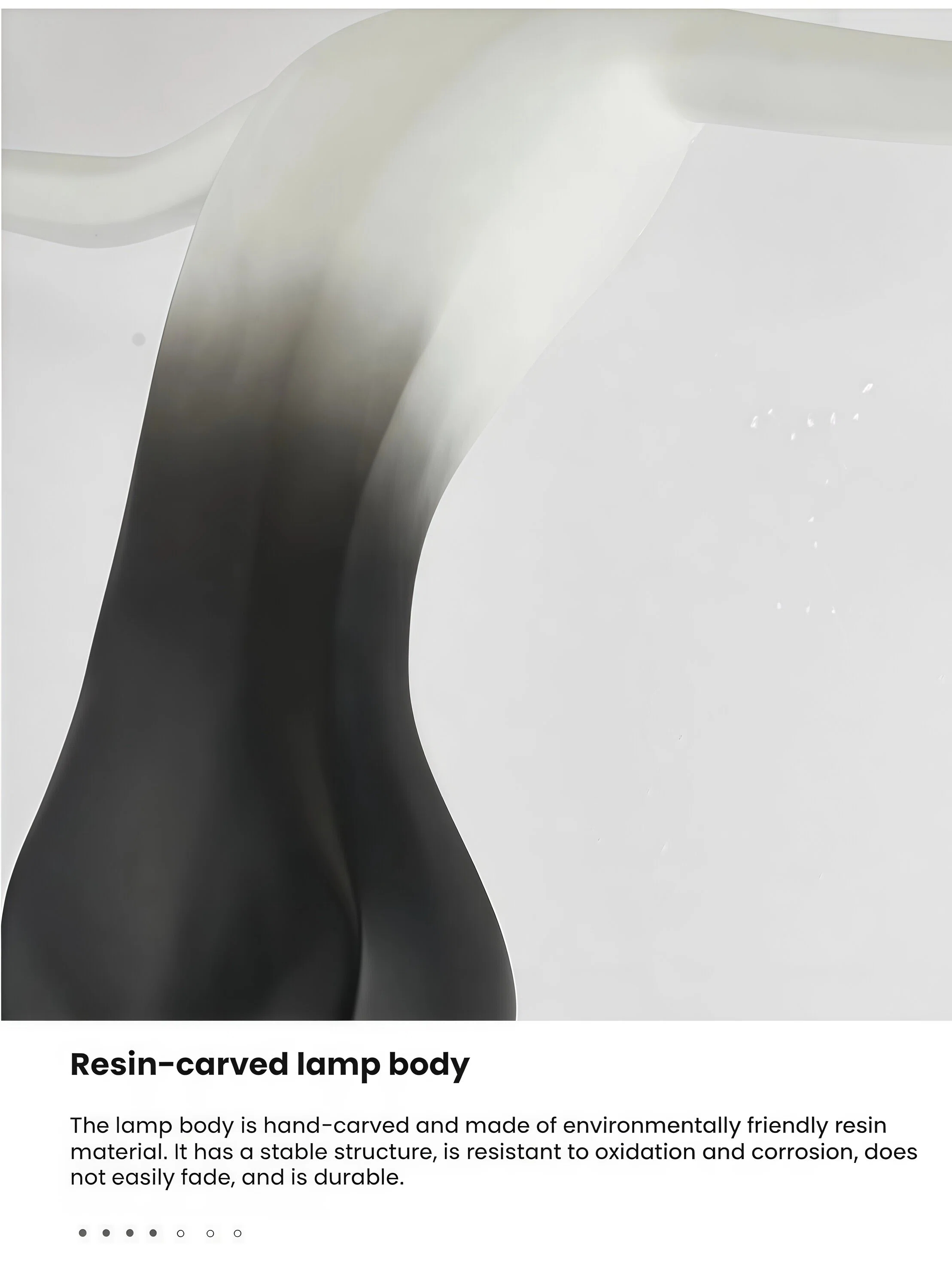 JYLIGHTING Modern Abstract Humanoid Resin & PVC Floor Lamp, Art Sculpture Standing Light for Luxury Hotel Lobby & Living Room