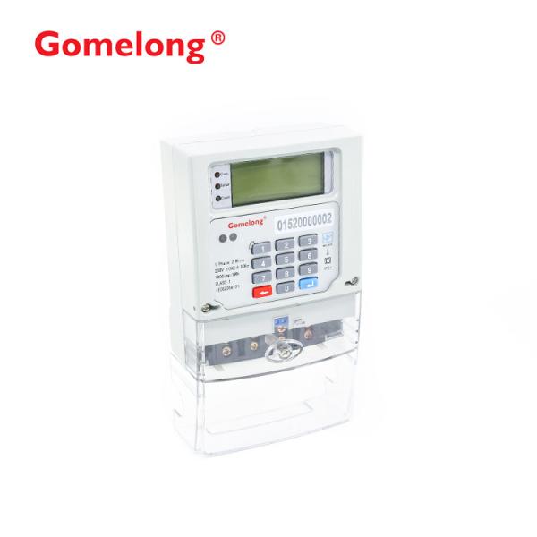 High Quality Prepaid Sts Split Prepayment Energy Meter with meter box