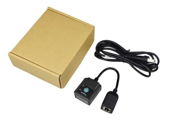 Mini PDF417 MRZ OCR Passport Reader , Fixed Mount Barcode Scanner 280 time/sec