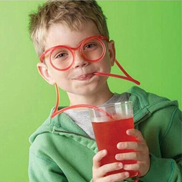 Straight Cartoon Straws for Children Cute Soft Plastic Cartoon Pet Shape Full Payment