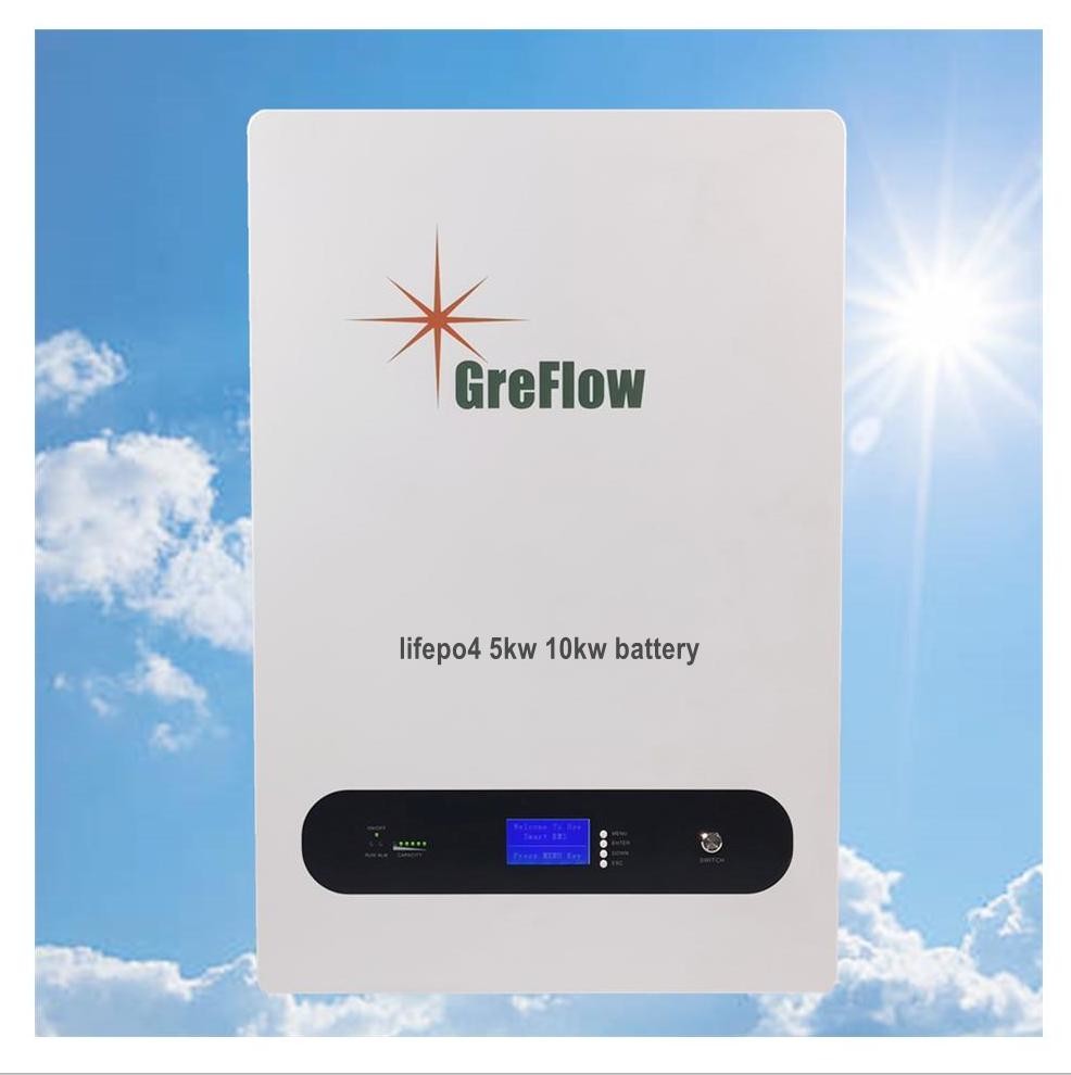 дом батареи стены силы 10kwh использует жилое накопление энергии 16S1P