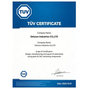 Hefei Deluxon Machining CO.,LTD Certifications