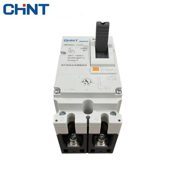 2 Pole PV DC Circuit Breaker 63A 50A 125A 160A 200A 225A 250A MCCB Breaker