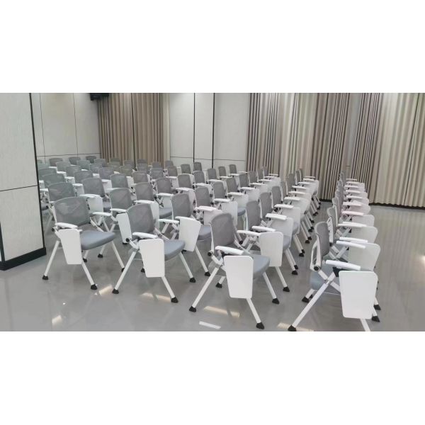 School Classroom Auditorium Writing Pad Chair With Tilting Back