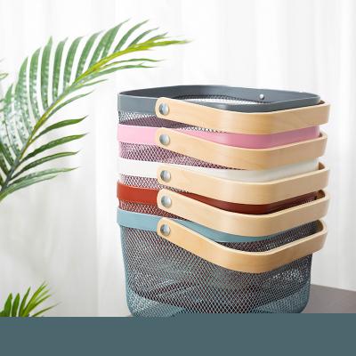 550G Stainless Steel Hanging Fruit Basket , 19cm Height Fruit Steel Basket