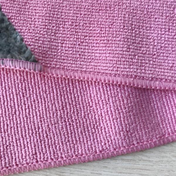 New style with scrape kitchen microfiber easy washing towels 40cm* 40cm OEM in China