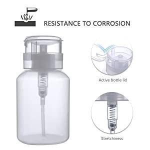garrafa grande do removedor do verniz para as unhas de 200ml 6oz para o líquido da água do óleo