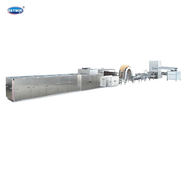 SIMENS Motor 63Plates Wafer Biscuit Production Line For Wafer Bar