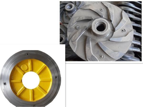 Metal Rubber Foam Transer Slurry Pump Spare Parts / Vertical Pump Parts