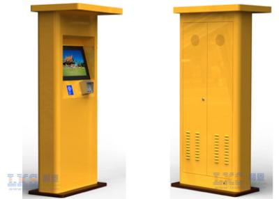 Quiosque exterior interativo da tela de toque meio impermeável com monitor de TFT LCD