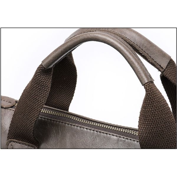 Leather Laptop Briefcase For Men Or Women Office School Bag BRB04