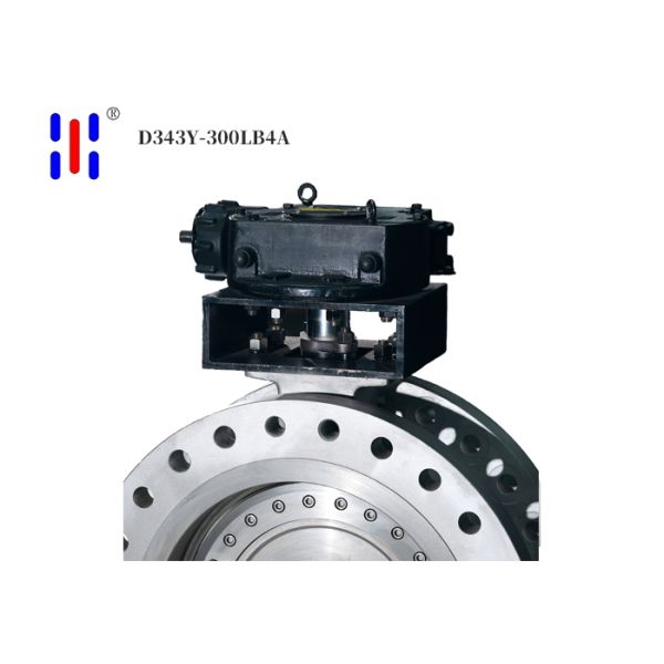 Duplex 2205 Triple Offset Butterfly Valve with Flanged Class 300 for Chemical